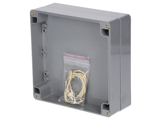 G396 plastkabinet - Grå, IP65 (160x160x60mm)