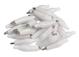 Krokodillenæb - Isoleret, Hvid (27mm)