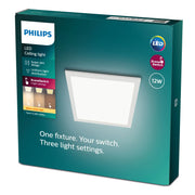 Touch panel ceiling CL560 SS SQ 12W 27K W HV06
