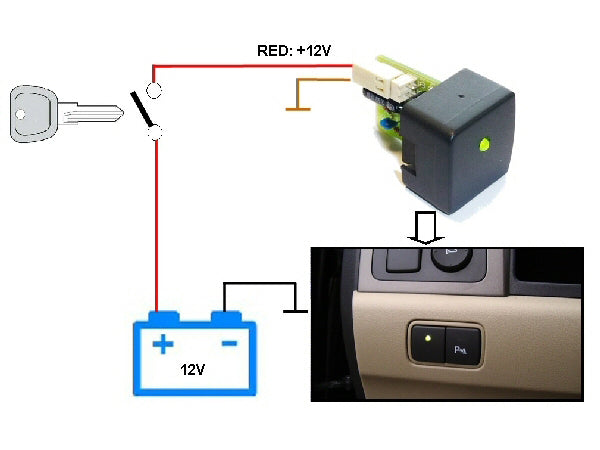 12V bilbatteri indikator (loddekit)