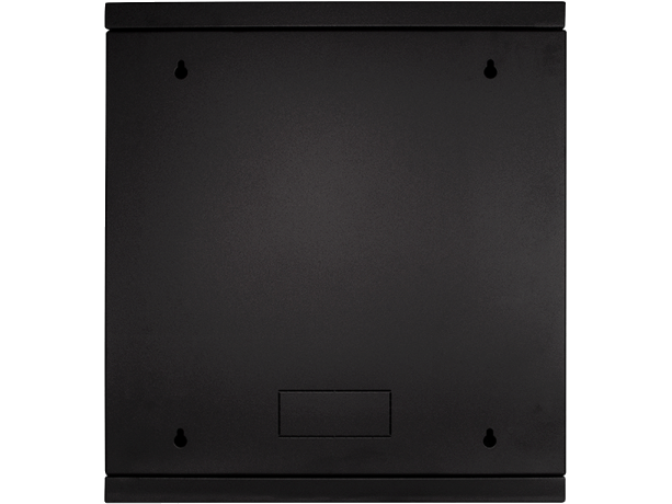 19" væg-rackskab - 6U B600xD560mm (Single) Sort