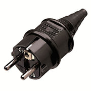 Stikprop Schuko Sort 16A