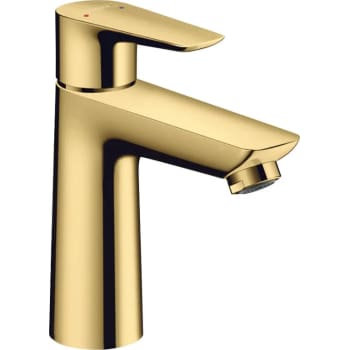 Hansgrohe Talis E håndvaskarmatur 110 med løft-op BV, poleret guld-optik