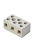 Kronemuffe porcelæn 16 mm2 3 polet med hul