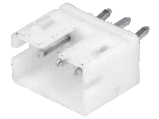 Ledning-til-print fatning - NXW, 3pol, 1A, 2mm benafst.