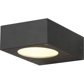 QUADRASYL væglampe, firkantet, GX53, max. 11W, antracit
