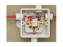 SAMLEMUFFE 4 X 0,6 - 0,8 MM RØD