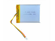 LiPOL batteri - 3,7V 1500mAh, 3 ledn, 3P 1,25mm stik, 604050