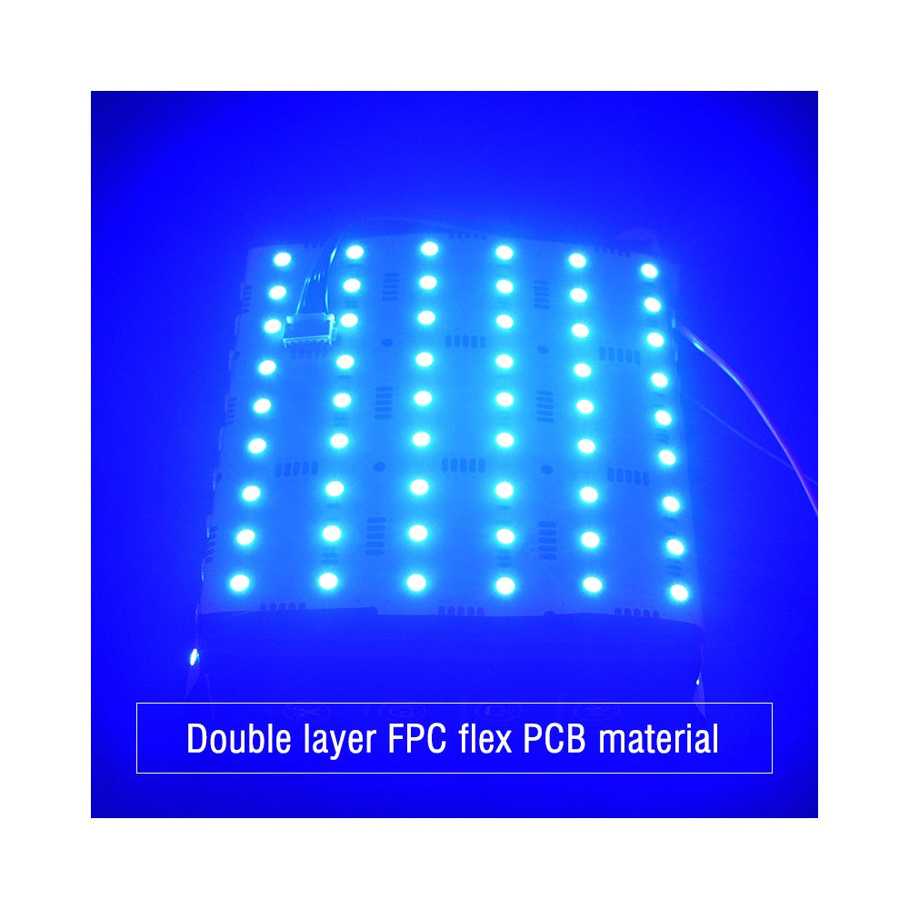 25x25 foldbar RGBW LED ark RA95, 15W - IP20, RA95, 24V - 17,5W/meter LED Strip - Input: 24V - 840lm/meter - RA94