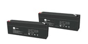 Bly Akku K2 12V-2,3 Ah T1 - 2 pak