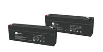 Bly Akku K2 12V-2,3 Ah T1 - 2 pak