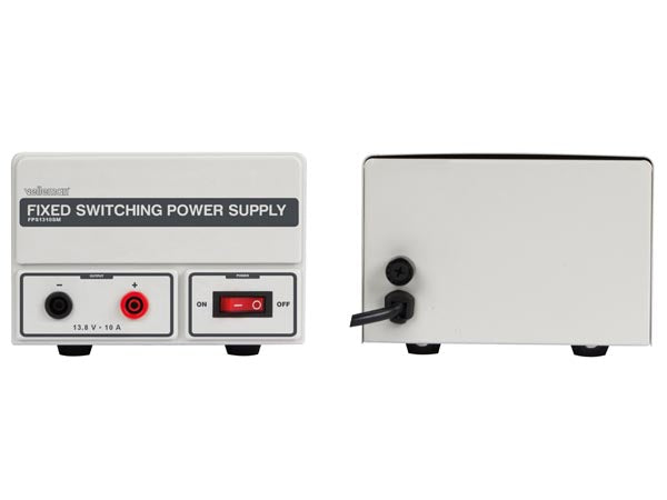 Fast switchmode strømforsyning - 13,8Vdc / 10A