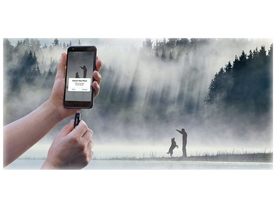 Ultra Dual Drive Go 64GB USB 3.1 Gen 1 USB-C, Sort