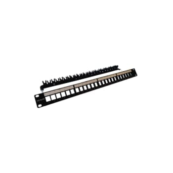 Universel Patchpanel til Keystone 24 port UTP/STP Kat.5e/6/6A