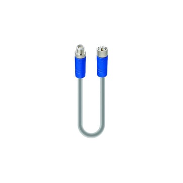 M12-M12 Power jumper L-kodet