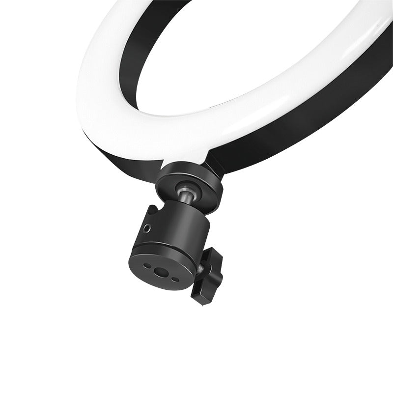 Smartphone holder med ringlys - Ø20cm, Sort