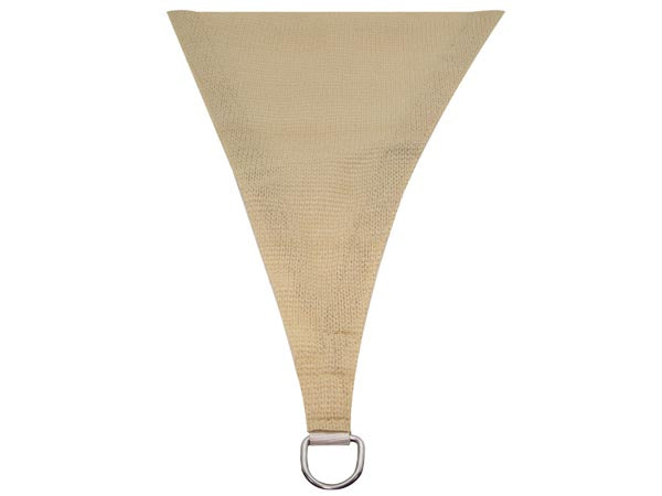 Trekantet solsejl - 5x5x5m vandgennemtrængelig, Beige
