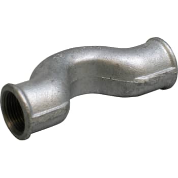 1/2" Galvaniseret overbøjning