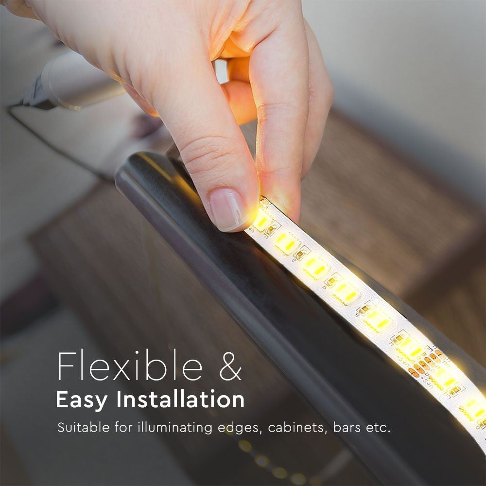 60 LED Stribe Lys 24W/m - CCT 3in1+RGB, IP65, 24V