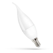 LED C37 DECO E14 230V 4W Spectrum - Energibesparende LED-pære med E14 fatning for 230V lysnet. Leverer 320lm og har en farvegengivelse på RA80.