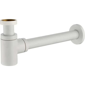 Lavabo vandlås 1-1/4" til vægmontage, mathvid