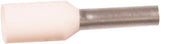 Isoleret ABIKO terminalrør KA0,75-8ETW 0,75mm2 L8 Hvid