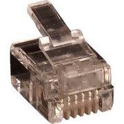 Modular plug RJ12 6P/6C for fladkabel