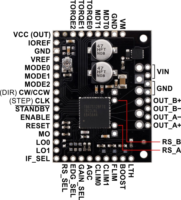 Stepper Motor Driver - TB67S128FTG
