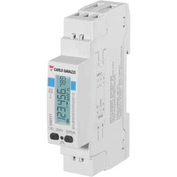 Energimåler 1-faset MID-B 45A direkte Puls DIN 17,5mm