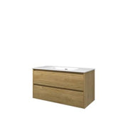 Sanibell Proline møbelsæt 101x46,8cm ideal eg, 2 softclose skuffer