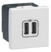 MOSAIC USB LADER 2XC 3.0A 2M HVI