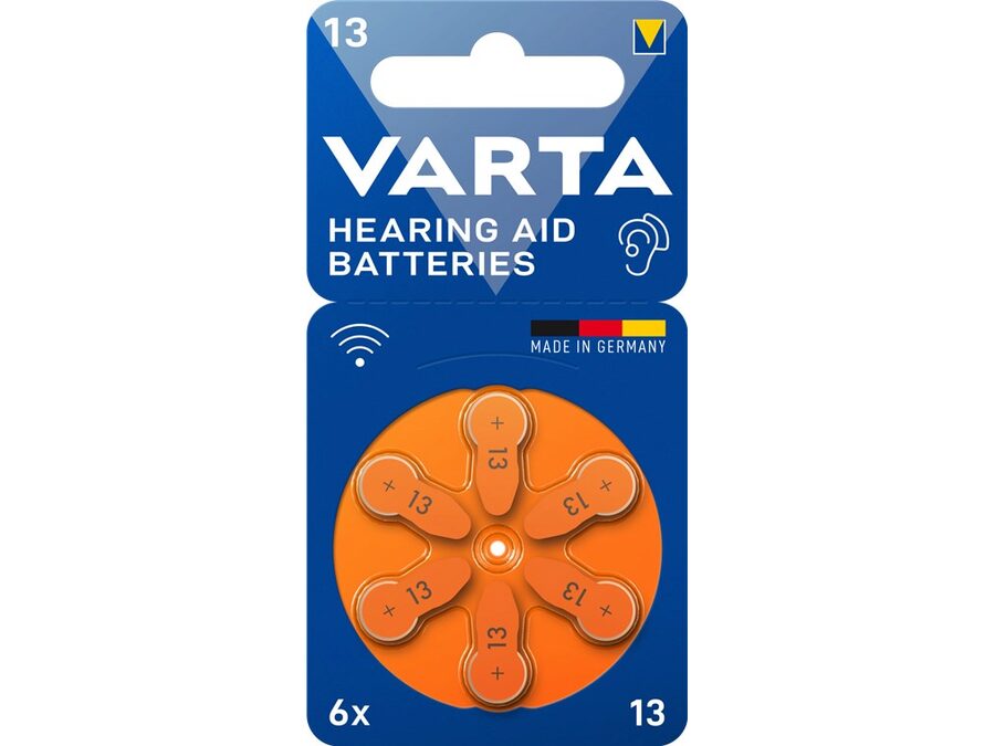 Batteri til høreapparat - PR48/13 (6 stk.)