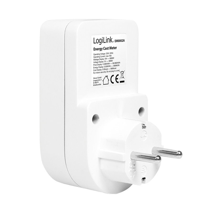 Digital energimåler - 230V / 16A, CEE7/3