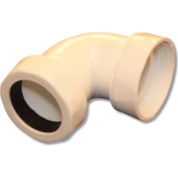1.1/4" x 32 mm Hvid plastvinkel