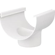 Plastmo tudstykke, 11", Ø75mm, hvid