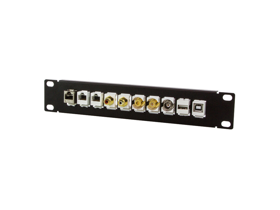 10" patch panel - 10 x Keystone, Sort