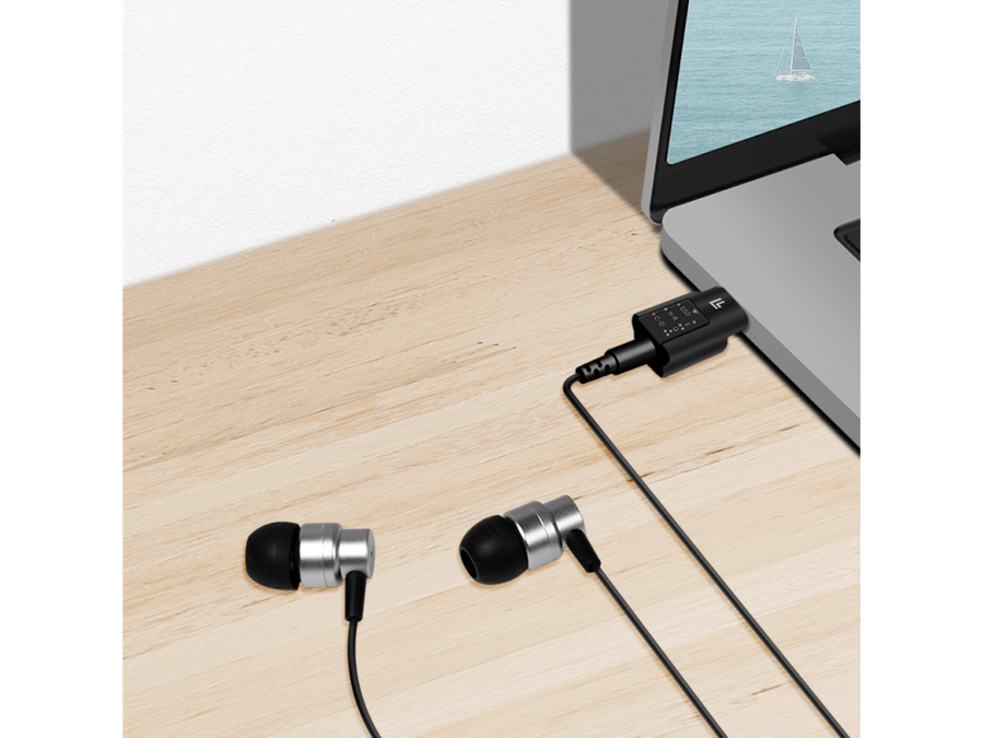 USB-C DAC audio adapter, USB-C han til 3.5mm JACK hun