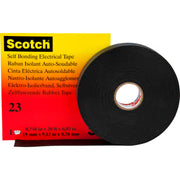 Selvvulkaniserende Tape Scotch 23 25 mm x 9,15M Med Liner Sort