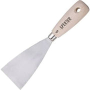 Spekter spartel m/hård stålklinge og træskaft, 60 mm