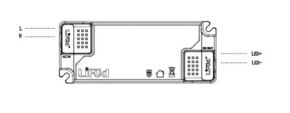 Lifud 30W dæmpbar LED driver