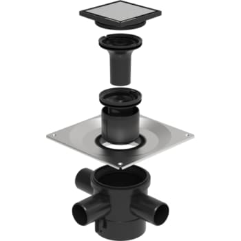 UNIDRAIN Sampak2 HighLine Custom kvadratisk afløB Custom 10x10mm