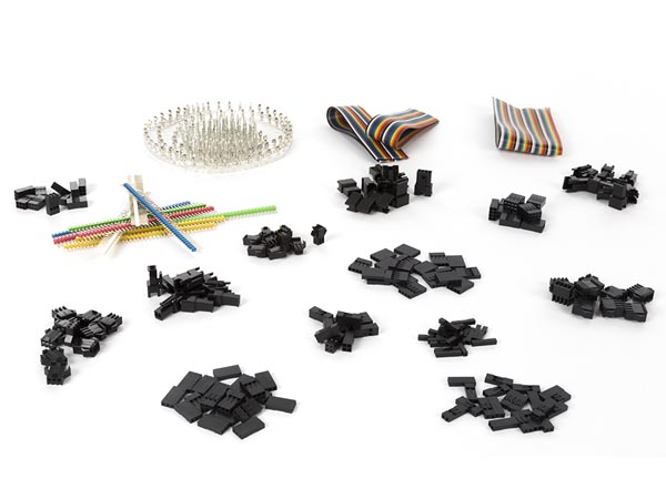 Ledning-til-print stiksortiment - Dupont og JST (160 stik)