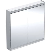 GEBERIT ONE spejlskab 900x900mm m/lys 2låger aluminium anodisere