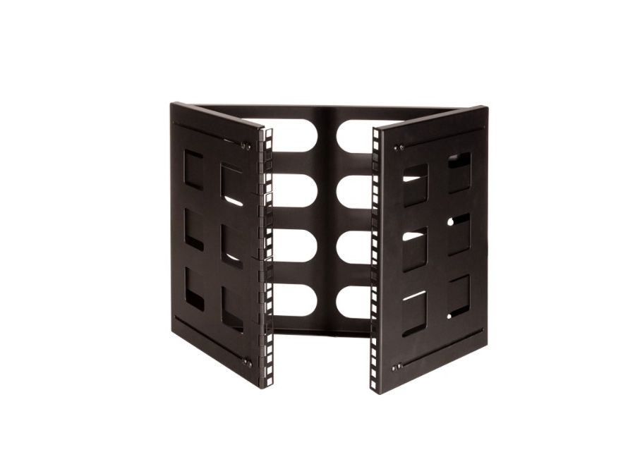 19" væg-beslag - 8U 494x360x400mm, Sort