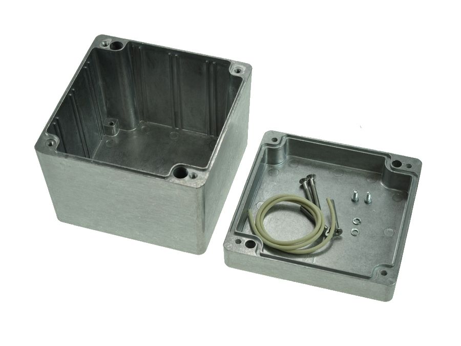 G137 aluminiumskabinet - IP65 (120x120x101mm)