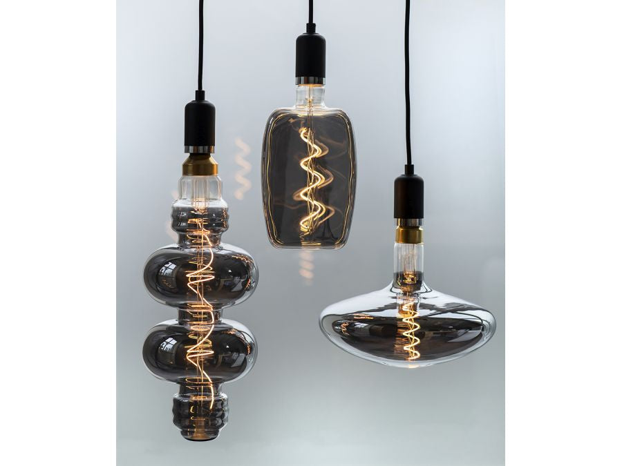 LED filament "Art-Deco" 240V / 4W, E27 (2200K) Sort, dæmpbar