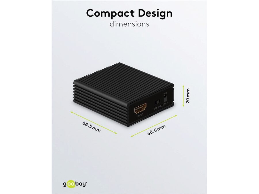 HDMI audio extractor - 2.0-/5.1-kan., ARC, S/PDIF/3.5mm