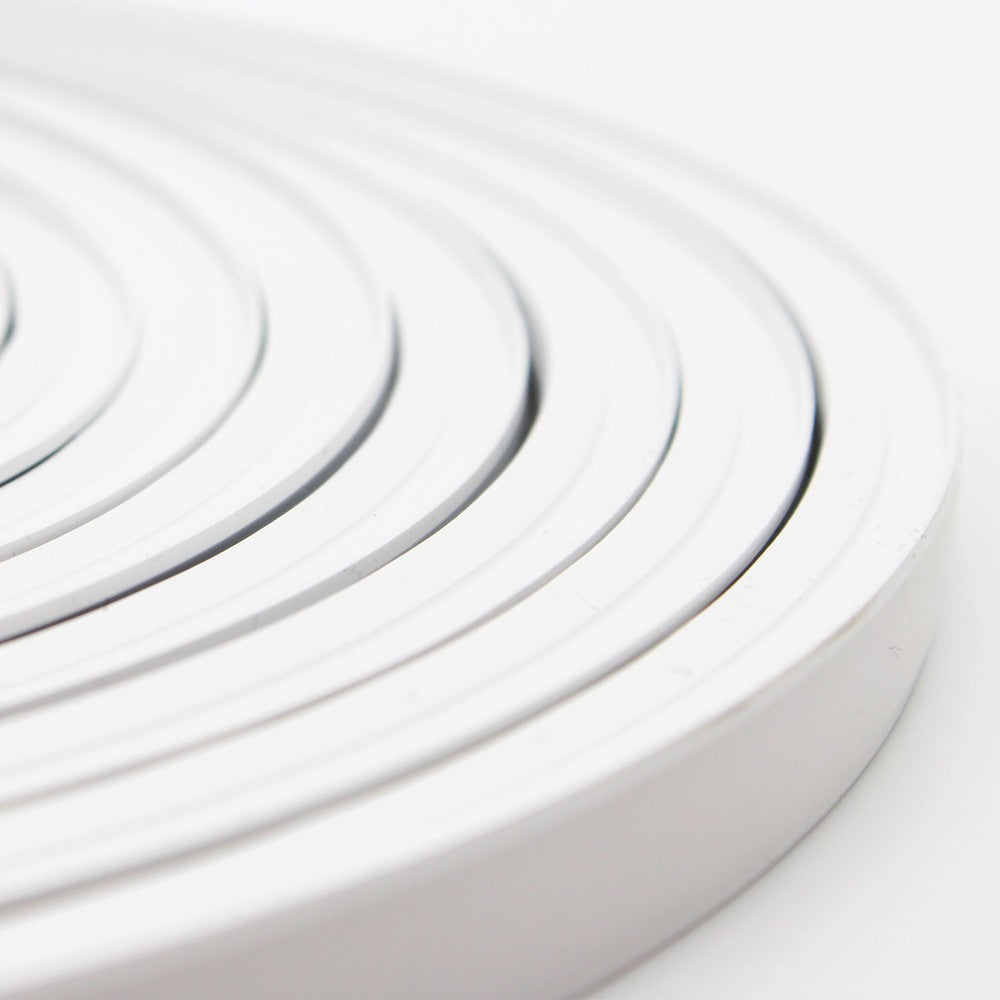 10m Varm hvid LED strip - Fleksibel neon flex belysning med 10x10 mm dimensioner, 10W/m, 24V, RA81