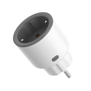 Wi-Fi Smart stikkontakt m. strømmåler - CEE7/3 udtag, Hvid