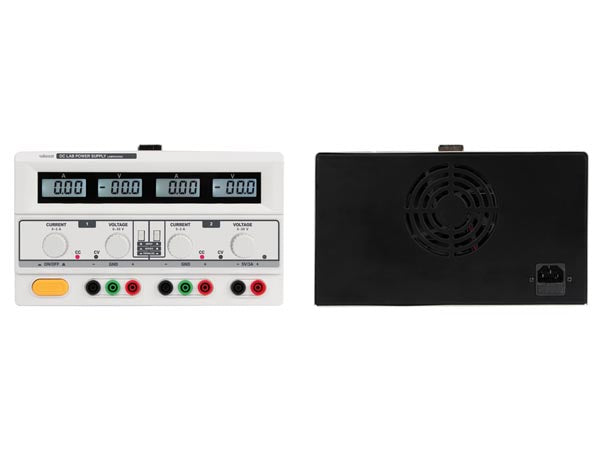 Laboratorie strømforsyning - 2 x 0-30V / 0-3A m. LCD display